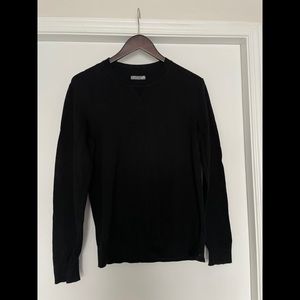 Black Crewneck Sweater 100% Cotton